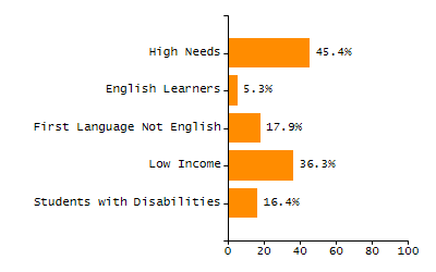 Organization Total Enrollment percentage chart