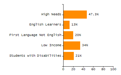 Organization Total Enrollment percentage chart